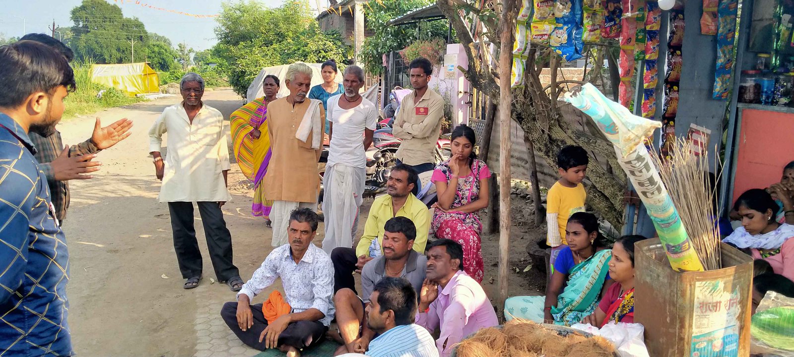 UDAAN support group meetings three people talking community mental health care discussion